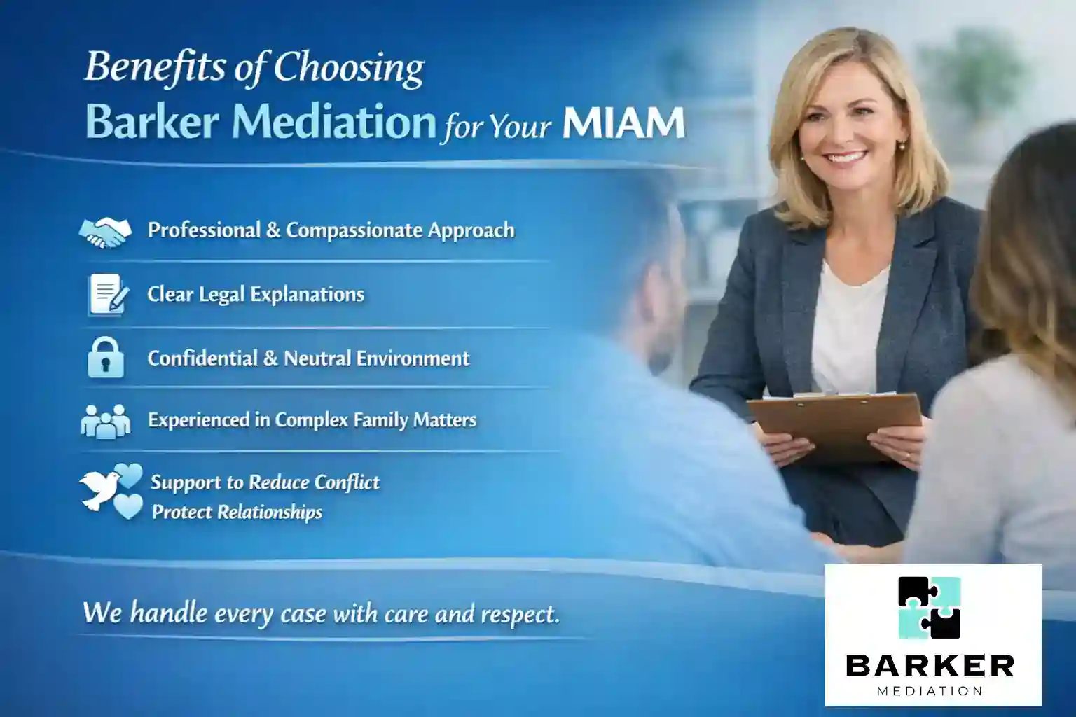 Benefits of Choosing Barker Mediation for Your MIAM Exeter