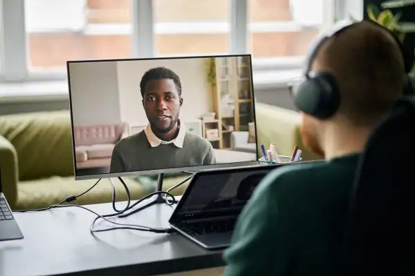 image of online mediation Exeter in progress.